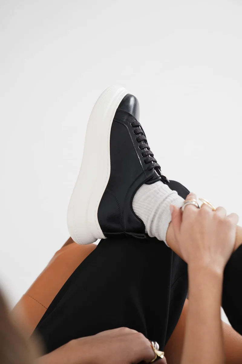 Kadın Siyah Sneaker Kadın Ayakkabı Kadın Ayakkabı