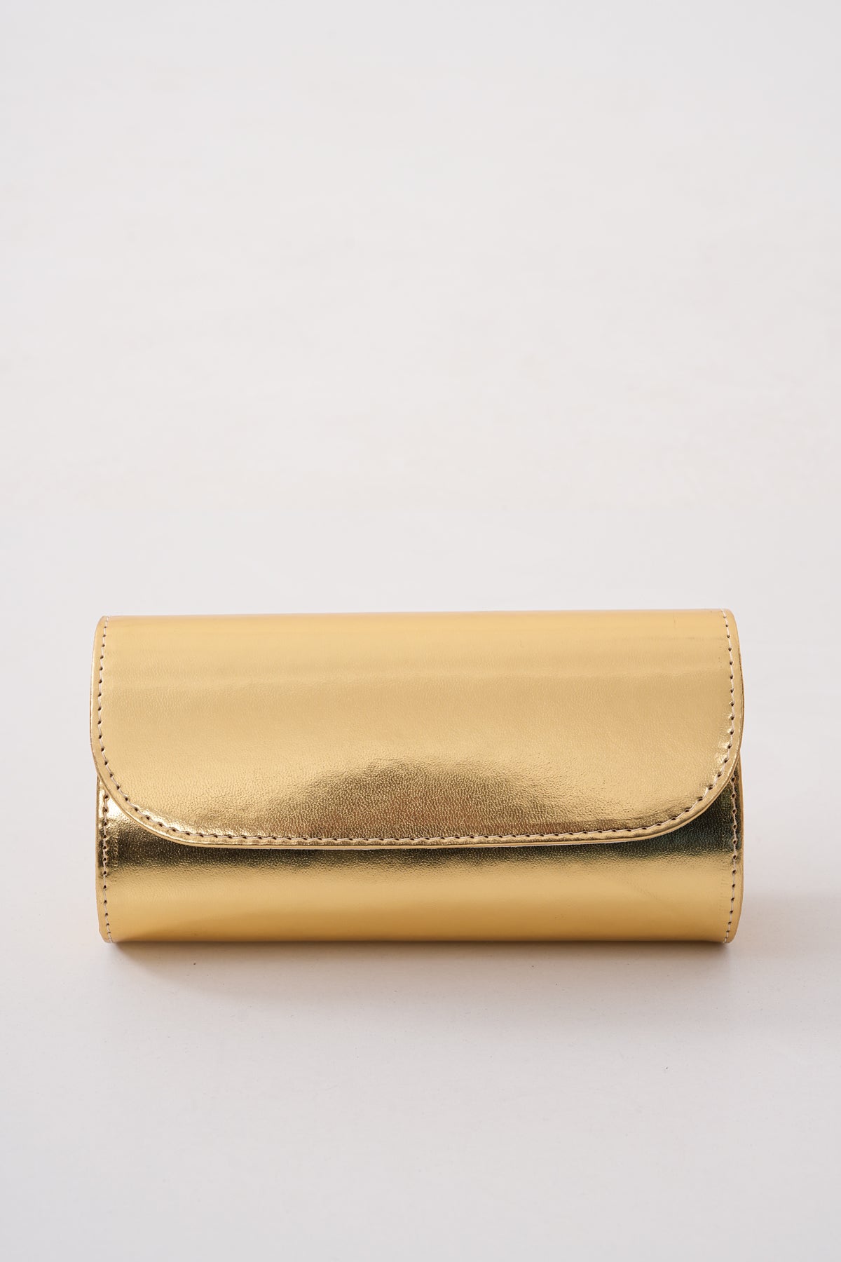 Kadın Gold Minimalist Abiye El Çantası