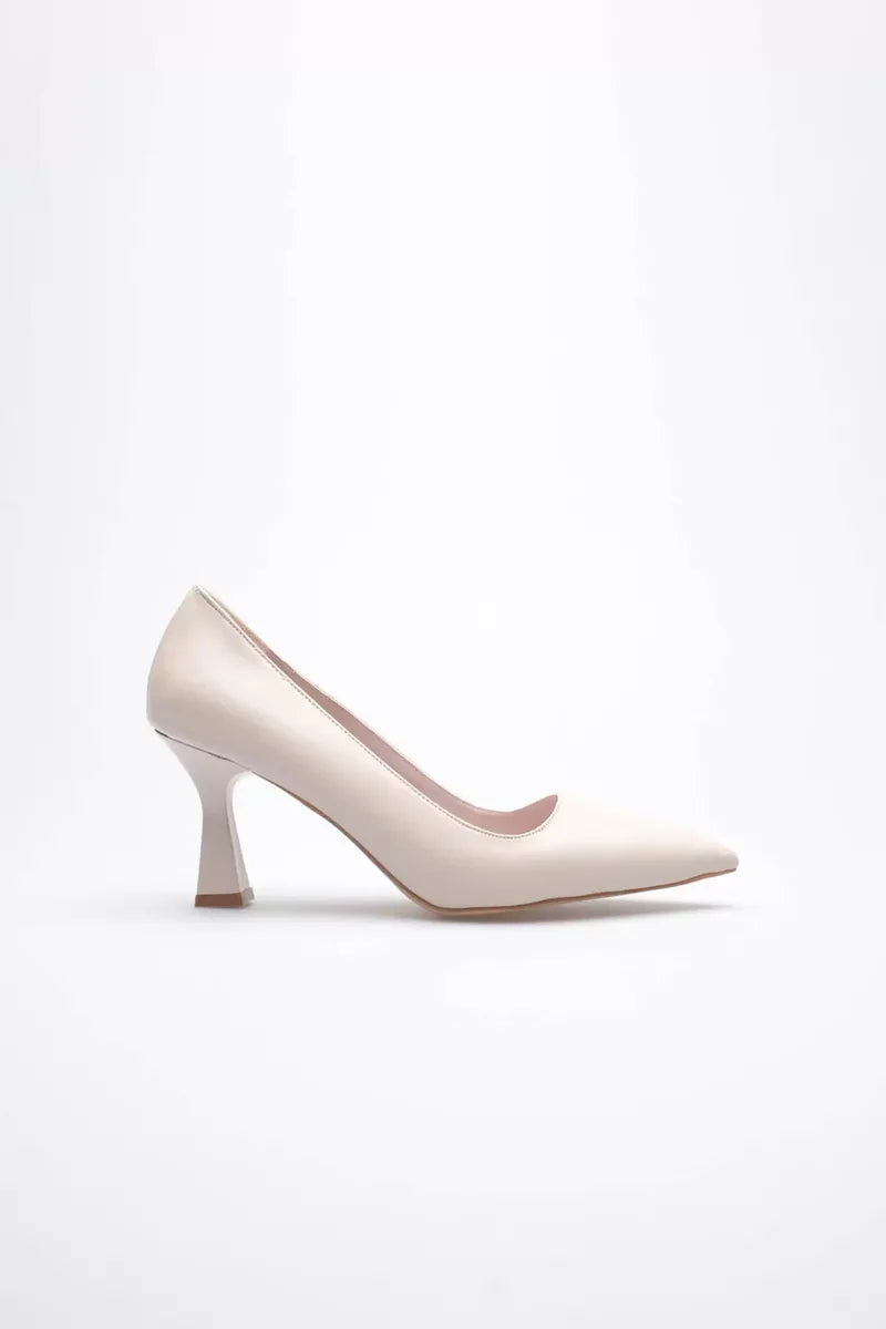 Bej Topuklu Kadın Stiletto TR20MS02C