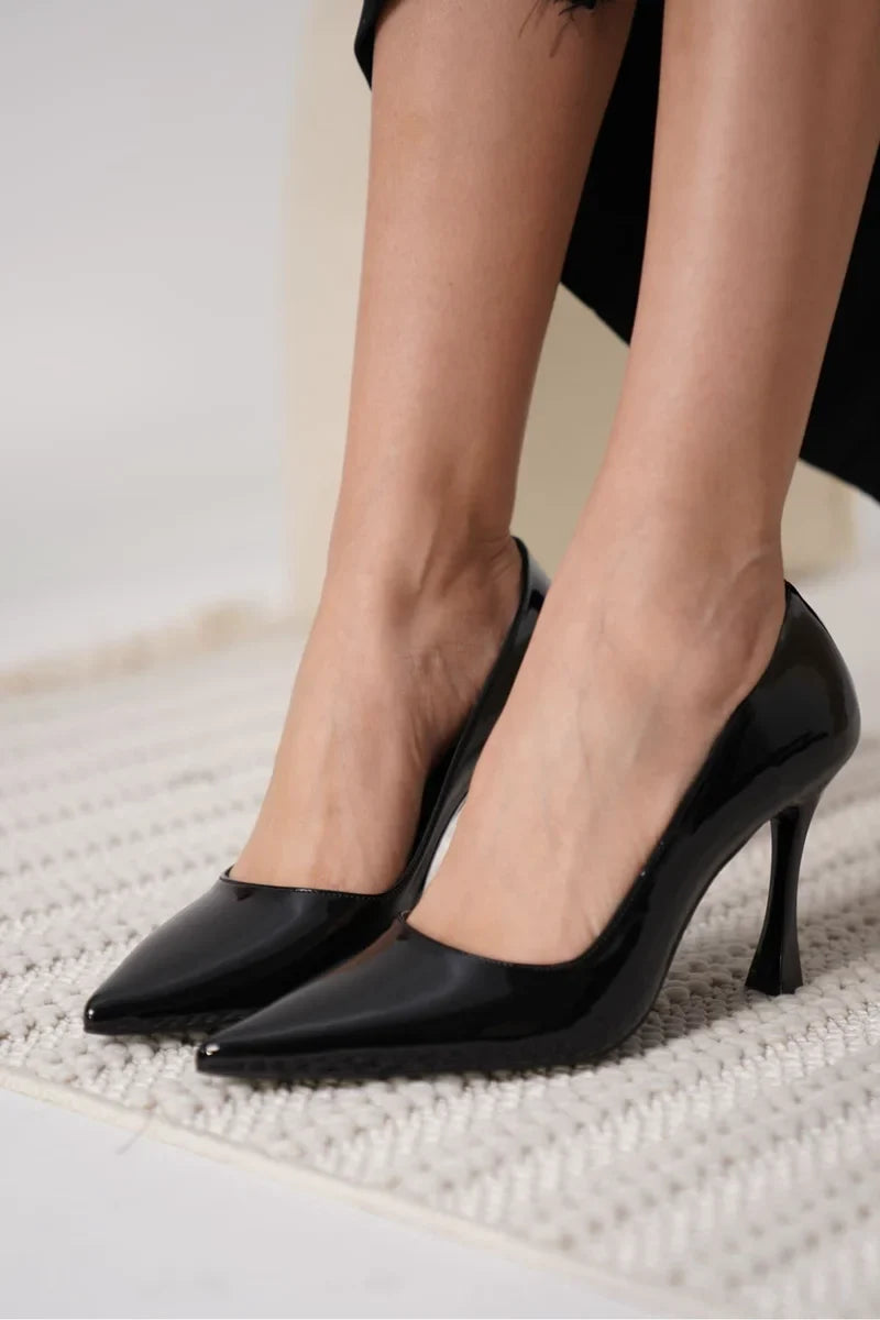 Mat Beyaz Kadın Stiletto Kadın Ayakkabı Stiletto İnce topuklu