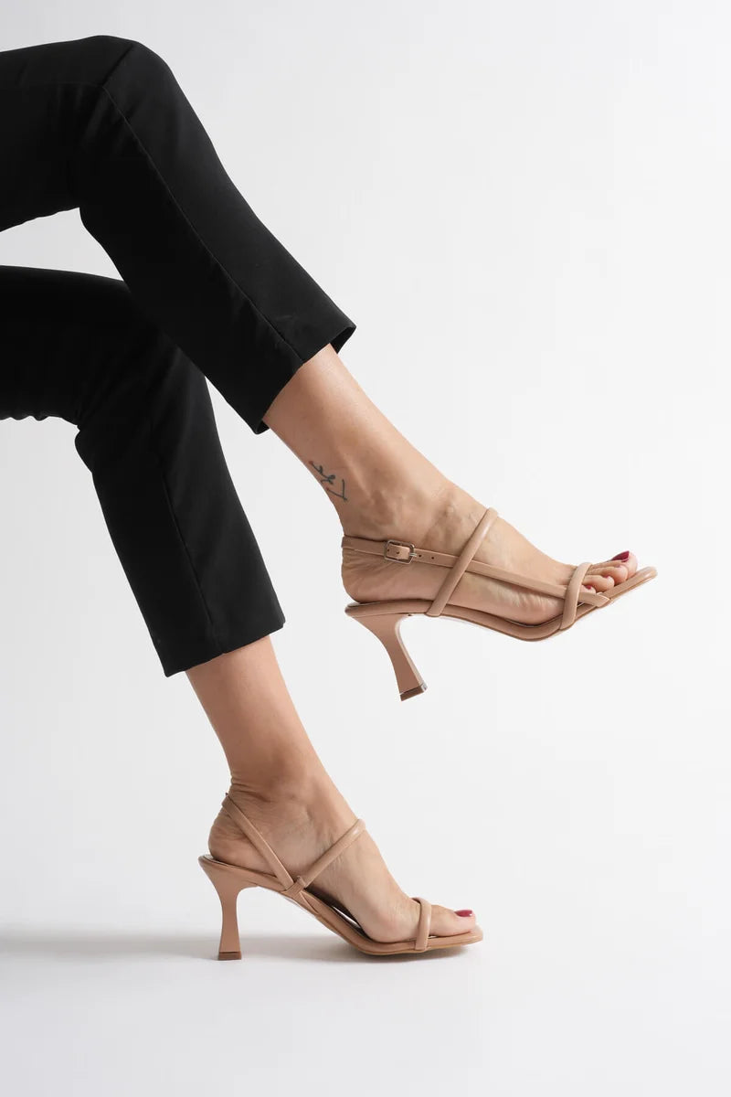 Kadın Nude Topuklu Sandalet TR12MY06E