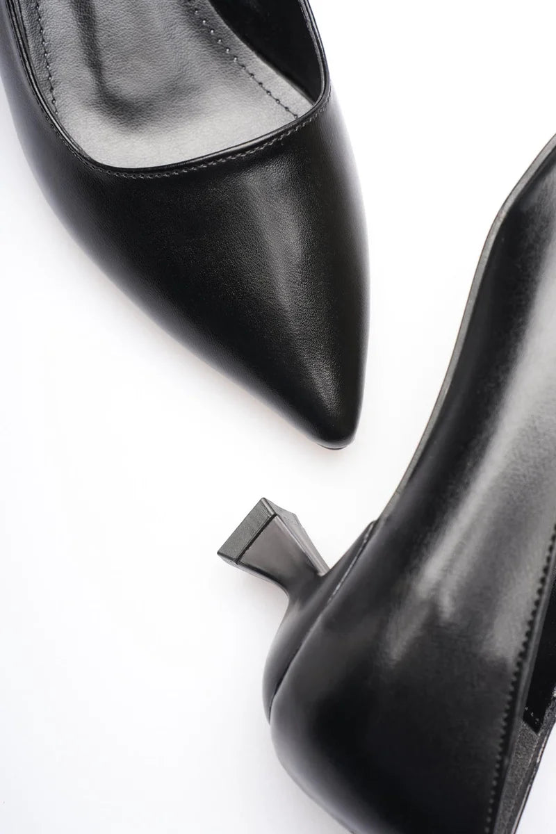 Siyah Kadın Günlük Stiletto Ayakkabı Kadın Ayakkabı