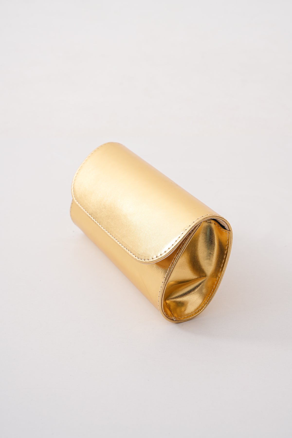 Kadın Gold Minimalist Abiye El Çantası