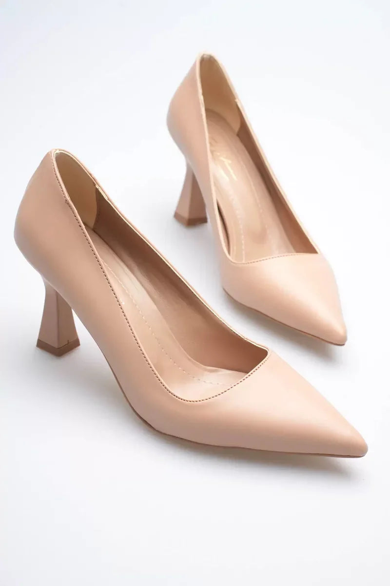 Siyah Topuklu Kadın Stiletto Kadın Ayakkabı İnce topuklu